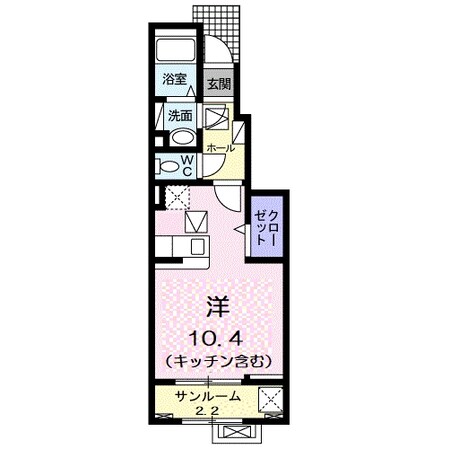 エクラ２２の物件間取画像